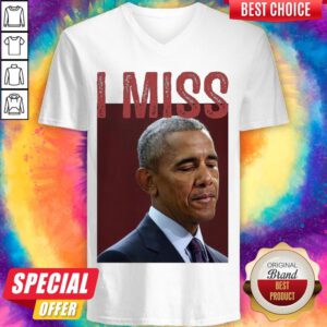 Funny I Miss Obama V-neck
