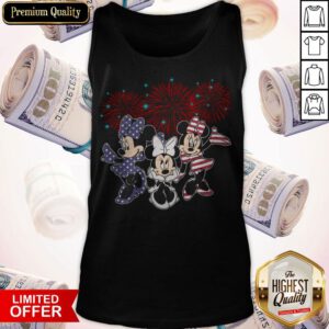 Funny Mickey Mouse Happy The 4th Of July Merica Tank Top