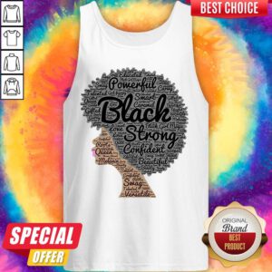 Funny Powerful Black Strong Confident Beautiful Woman Tank Top