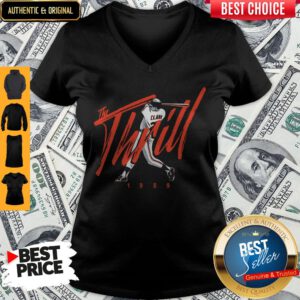Funny Will Clark The Thrill 1989 V-neck