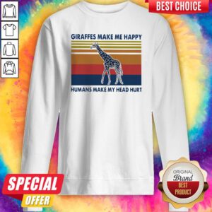 Bunnies Make Me Happy Humans Make My Head Hurt Vintage Shirt