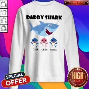 Good Daddy Shark Oliver Cherry George Sweatshirt