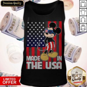Good Mickey Mouse Made In The USA Flag Independence Day Tank Top