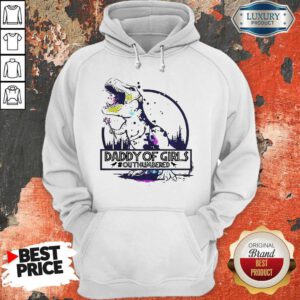 Nice Daddy Of Girls Outnumbered Hoodie