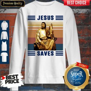 Nice Jesus Saves Fishing Vintage Sweatshirt