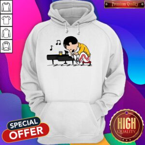 Nice Queenuts Queen’s Freddie Mercury In The Style Of Peanuts Hoodie