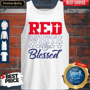 Official Red White & Blessed Patriot Tank Top