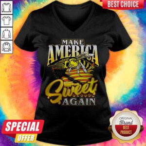 Premium Bee Make America Sweet Again V-neck