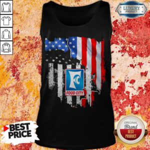 Premium Food City American Flag Independence Day Tank Top