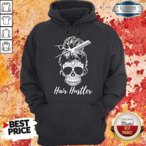Premium Hair Hustler Skull Hoodie