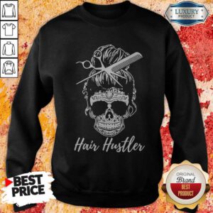 Premium Hair Hustler Skull Sweatshirt