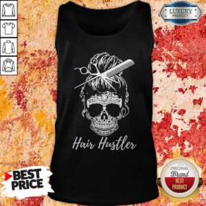 Premium Hair Hustler Skull Tank Top