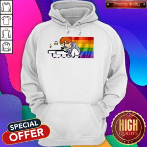 Premium LGBT Elton John And Piano Rocketman Hoodie