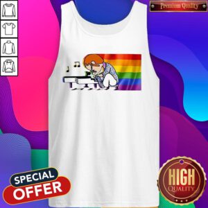 Premium LGBT Elton John And Piano Rocketman Tank Top