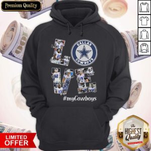 Premium Love My Dallas Cowboys Football Team Players Signatures Hoodie