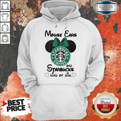 Premium Mickey Mouse Cars And Starbucks Kind Of Girl Hoodie