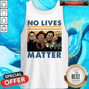Pretty Character Horror Movie No Lives Matter Vintage Tank Top