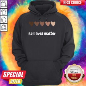 Pretty Hearts All Lives Matter Hoodie