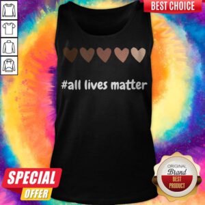 Pretty Hearts All Lives Matter Tank Top