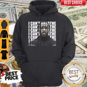Pretty I Cant Not Breathe George Floyd Face Hoodie