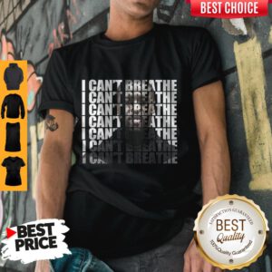 Pretty I Cant Not Breathe George Floyd Face Shirt
