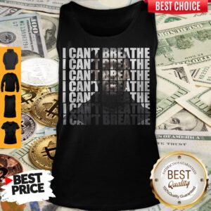 Pretty I Cant Not Breathe George Floyd Face Tank Top