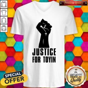 Pretty Justice For Toyin Black Lives Matter V-neck