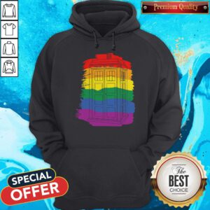 Pretty Police Public Call Box Doctor Who LGBT Hoodie