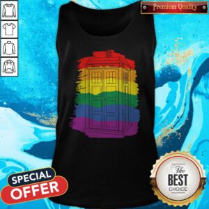Pretty Police Public Call Box Doctor Who LGBT Tank Top