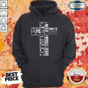 Top All I Need To Day Is A Little Bit Of Penn State And A Whole Lot Of Jesus Hoodie