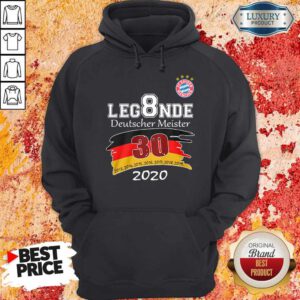 Top Fc Bayern Munchen Leg8nde Deutscher Meister 30 2020 Hoodie