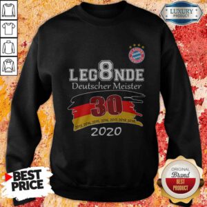 Top Fc Bayern Munchen Leg8nde Deutscher Meister 30 2020 Sweatshirt