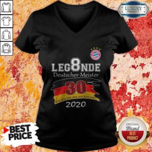 Top Fc Bayern Munchen Leg8nde Deutscher Meister 30 2020 V-neck