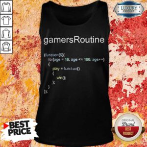 Top Gamers Routine Code Tank Top