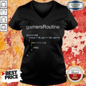 Top Gamers Routine Code V-neck