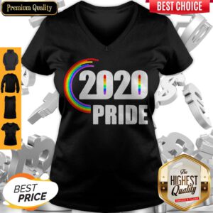 Top Rainbow 2020 Pride V-neck