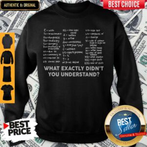 Top What Exactly Didn't You Understand Sweatshirt