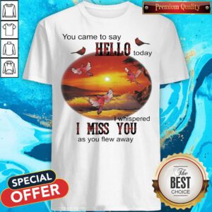 You Came To Say Hello Today I Whispered I Miss You As You Flew Away Eagle Shirt