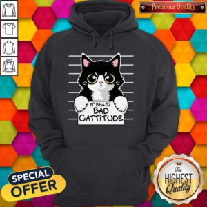 Awesome Bad Cattitude Hoodie