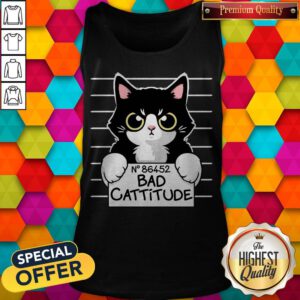 Awesome Bad Cattitude Tank Top