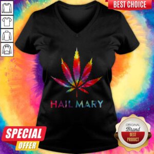 Awesome Cannabi Hail Mary ShirtAwesome Cannabi Hail Mary V-neck