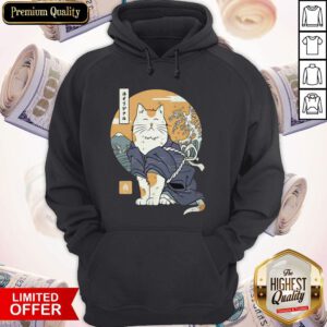 Awesome Cat Samurai Hoodie