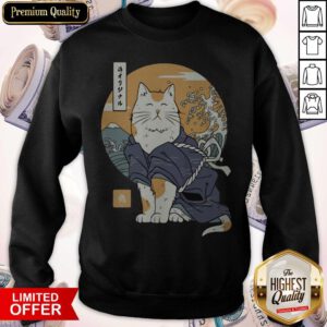 Awesome Cat Samurai Sweatshirt