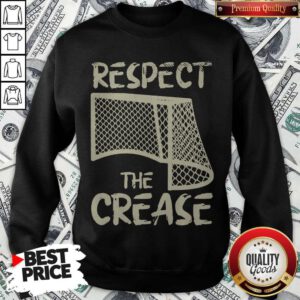 Awesome Hockey Respect The Crease Sweatshirt