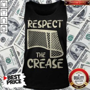Awesome Hockey Respect The Crease Tank Top