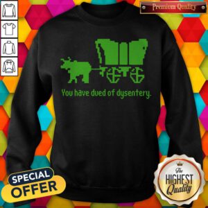 Awesome You Have Died Of Dysentery Sweatshirt
