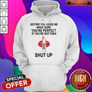 Before You Judge Me Make Sure You Are Perfect If You’re Not Then Shut Up Hoodie