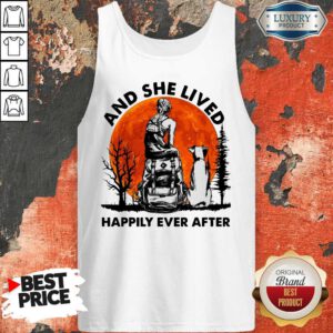 Funny And She Lived Happily Ever After Moon Tank Top
