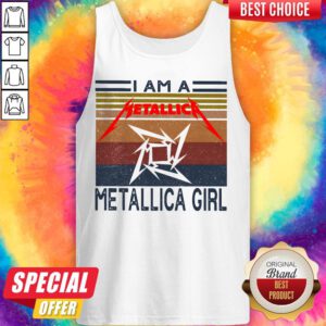 Funny I Am A Metallica Girl Vintage Tank Top