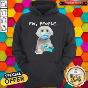 Funny Maltese Face Mark Ew People Hoodie